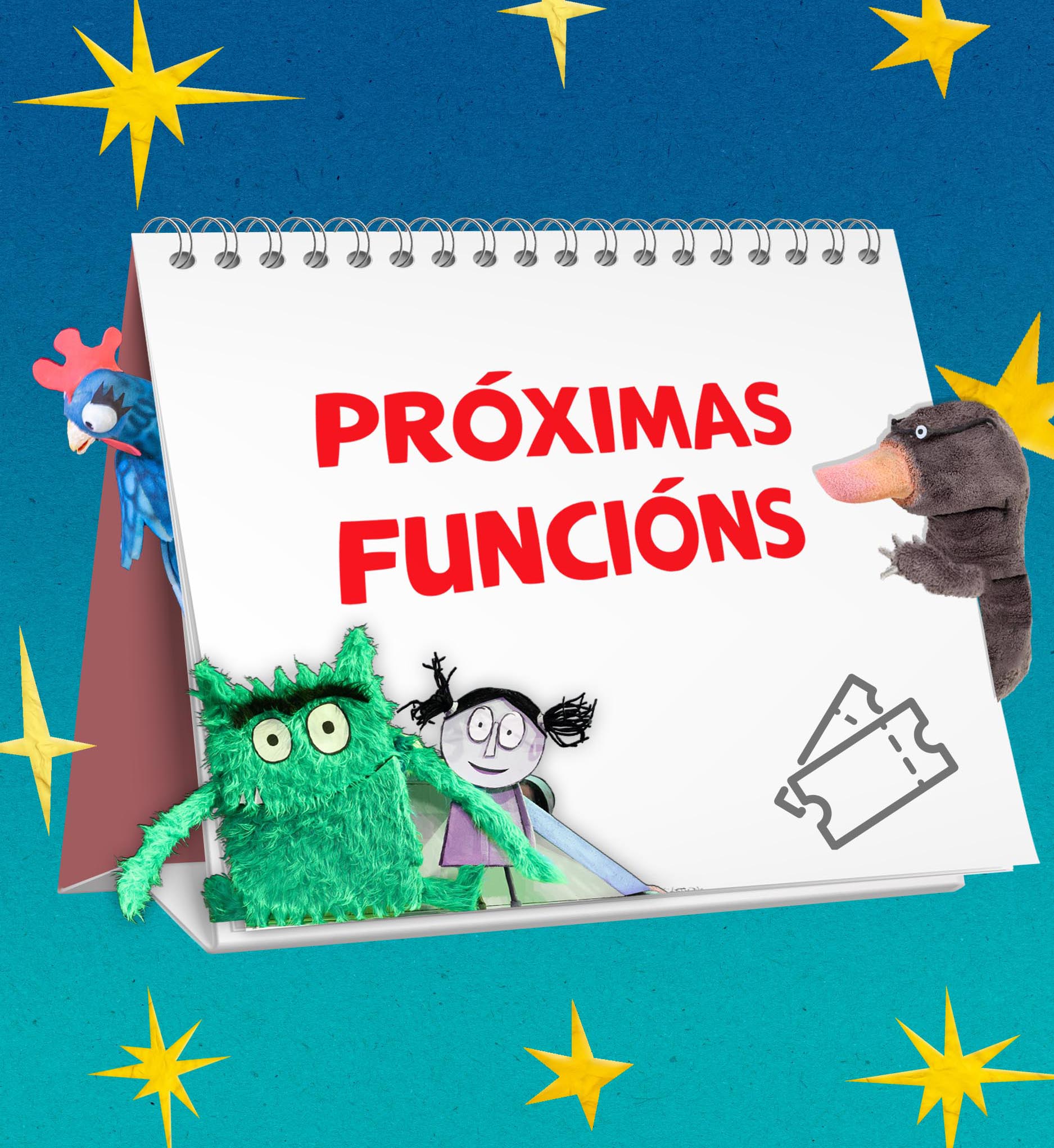 DATAS DAS PRÓXIMAS FUNCIÓNS