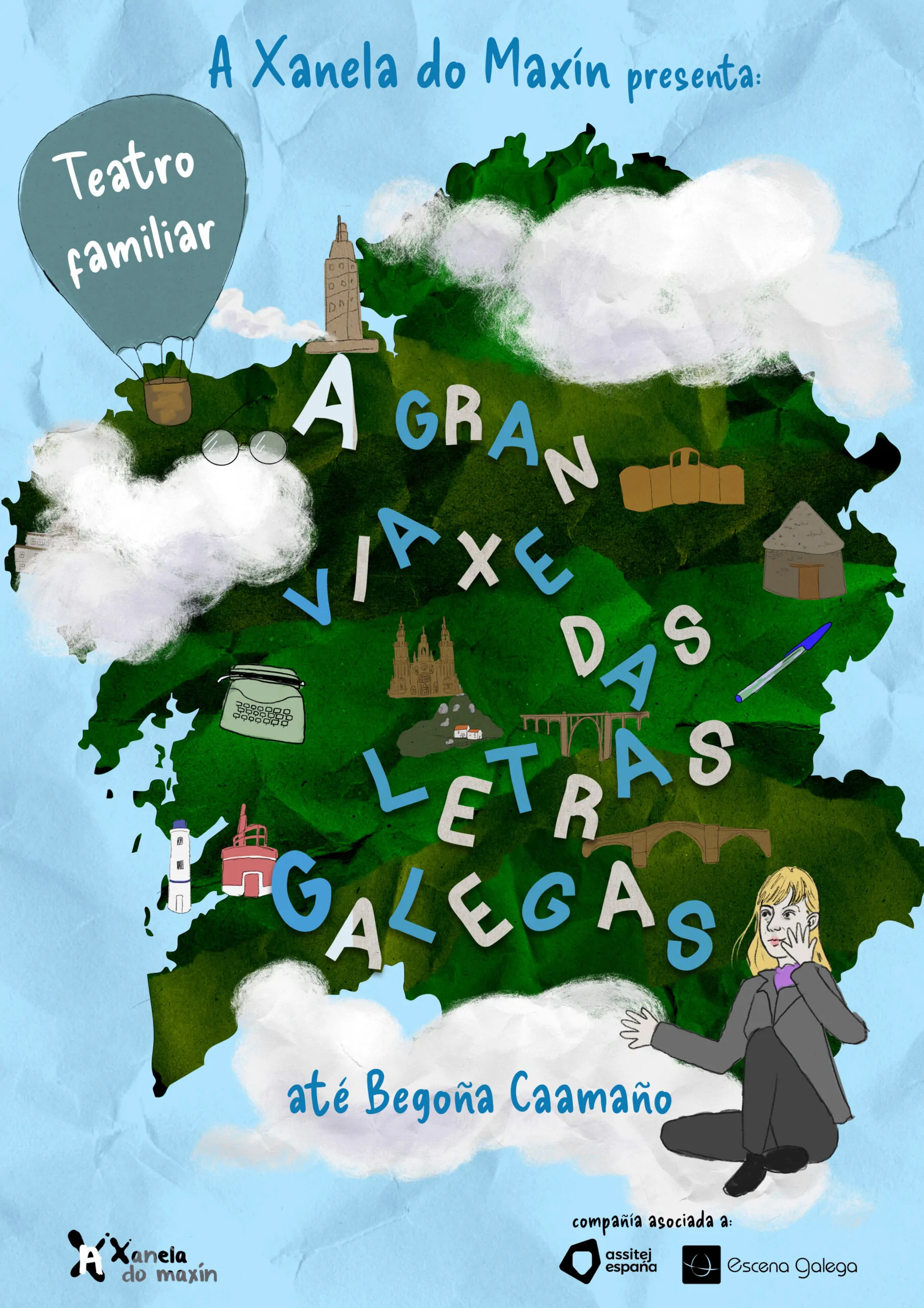 A Gran Viaxe das Letras Galegas, até Begoña Caamaño